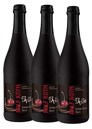Palio - Schoko Kirsch Secco 3x 0,75l - Fruchtiger Perlwein - Prämiert aus Deutschland von Palio