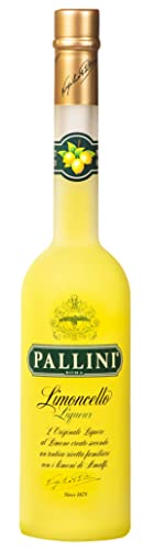 Pallini Limoncello | Italienischer Zitronenlikör mit Zitronen von der Amalfiküste | Frisch und aromatisch | 500 ml | 26% vol. | Gewinner des Quality Award by Italian Consumers 2023 von Pallini