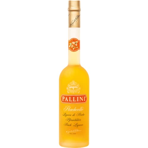 Pallini Peachcello, Italienischer Pfirsichlikör, Intensive und natürlichen Pfirsicharomen, Leicht süß mit Vanillenoten, 500 ml, 26% vol. von Pallini