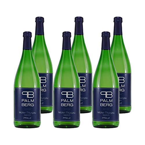 Palmberg Müller-Thurgau QbA Pfalz - lieblich - (6 x 1,0L) von Palmberg