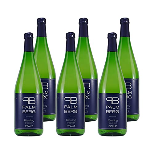 Palmberg Riesling QbA Pfalz -trocken- (6 x 1,0L) von Palmberg