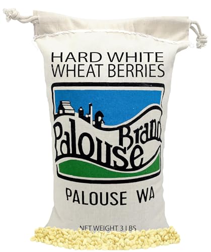 Hard White Wheat Berries | Non-GMO Project Verified | 100% Non-Irradiated | Certified Kosher Parve | USA Grown |Identity Preserved (We Tell You which Field we Grew it in Hard White Wheat Berries | Non-GMO Project Verified | 100% Non-Irradiated | Certified Kosher Parve | USA Grown |Identity Preserved (We Tell You which Field we Grew it in von Palouse Brand