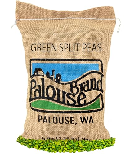 Palouse Brand Grüne Erbsen • 100 % Trockenmittelfrei • 5 lbs • Non-GMO-Projekt bestätigt • Gute Proteinquelle • 100 % nicht bestrahlt • Zertifiziertes koscheres Parve • Jutebeutel Palouse Brand Grüne Erbsen • 100 % Trockenmittelfrei • 5 lbs • Non-GMO-Projekt bestätigt • Gute Proteinquelle • 100 % nicht bestrahlt • Zertifiziertes koscheres Parve • Jutebeutel von Palouse Brand