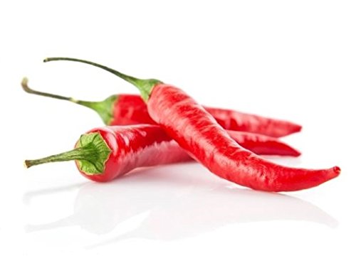 100g Frische rote Thai Chili Schoten Pamai Pai® Chilli frisch rot Kochen scharf Chillies von Pamai Pai