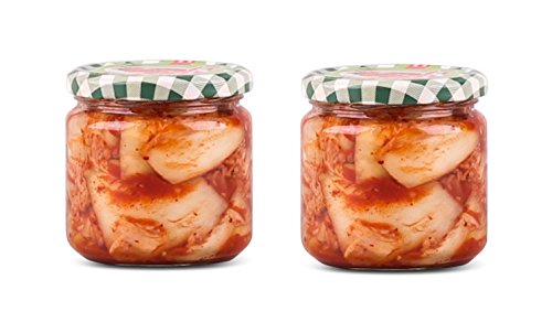 2 x 300g Frischer Kimchi im Glas aus Deutschland - Pamai Pai® - frisch eingelegter Chinakohl Kim Chi von Pamai Pai