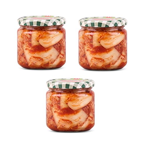 3 x 300g Frischer Kimchi im Glas aus Deutschland - Pamai Pai® - frisch eingelegter Chinakohl Kim Chi von Pamai Pai