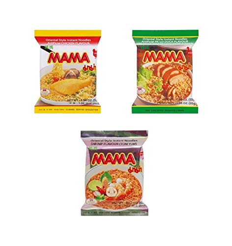Pamai Pai® Mama Mischpaket: Ente - Shrimp - Huhn 30 x Tütensuppe 1700g Suppe Nudelsuppe von Pamai Pai