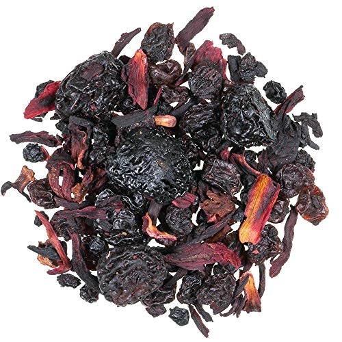 100g Früchtetee Hibiskus Holunder Kirsche Geschmack loser Früchte Tee Cherry Tea Frucht Pamai Pai® von Pamai Pai