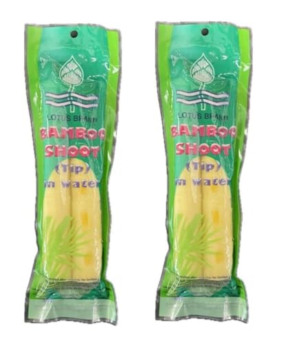 Bambusspitzen Pamai Pai® Doppelpack: 2 x 250g eingelegt Bambus TIPS Spitzen LOTUS Curry von Pamai Pai