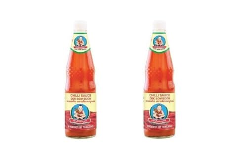 Chili Sauce Dek Som Boon Pamai Pai® Doppelpack: 2 x 700ml Pikant Healthy Boy Chilli Soße von Pamai Pai