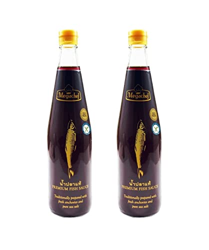 Fischsauce Pamai Pai® Doppelpack: 2 x 500ml Premium Fish Sauce Megachef Würzsauce Asien von Pamai Pai
