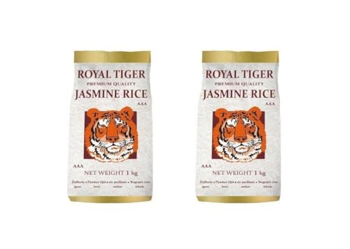 Jasmin Reis Pamai Pai® Doppelpack: 2 x 1kg Jasminreis Royal Tiger Langkorn AAA Duftreis von Pamai Pai