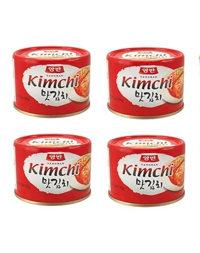 Kimchi Pamai Pai® Viererpack: 4 x 160g Korea Eingelegter Chinakohl Dongwon Kim Chi Dose von Pamai Pai