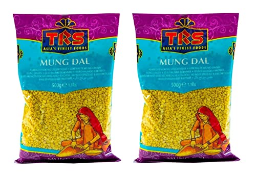 Mung Dal Pamai Pai® Doppelpack: 2 x 500g geschälte Mungbohnen für indische Gerichte Indien von Pamai Pai
