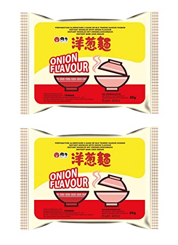 Nudelsuppe Onion Flavour Pamai Pai® Doppelpack: 2 x 85g Wei Lih Zwiebel Instant Suppe von Pamai Pai