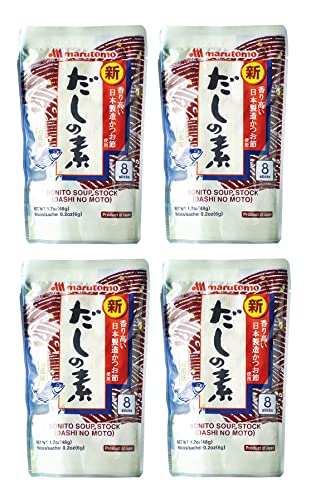 Pamai Pai® Dashino Moto Würzpulver Viererpack: 4 x 48g Portioniert Dashi Brühe Miso Suppen von Pamai Pai