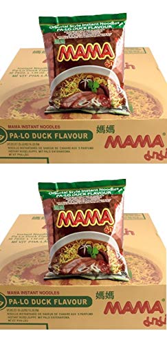 Pamai Pai® Doppelpack: 2 Kartons Mama Ente Instant Nudelsuppen 60 x 55g Yum Yum Duck von Pamai Pai