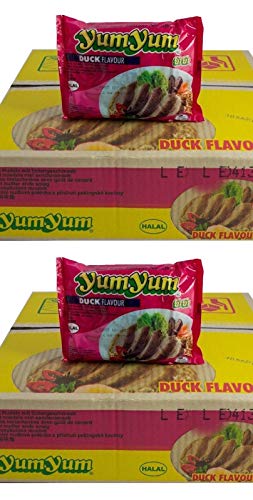 Pamai Pai® Doppelpack: 2 Kartons YumYum Ente Instant Nudelsuppen 60 x 60g Yum Yum Duck von Pamai Pai