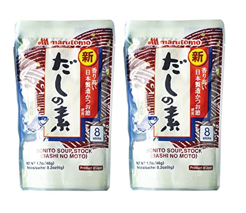 Pamai Pai® Doppelpack: 2 x 48g Dashino Moto Würzpulver (Dashi) PORTIONIERT für Miso von Pamai Pai