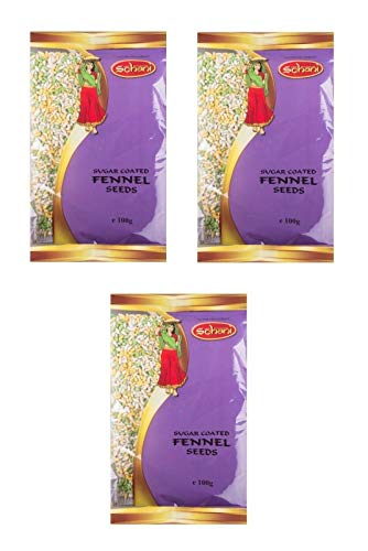 Pamai Pai® Dreierpack: 3 x 100g Kandierte Fenchelsamen Fenchel Samen Zuckerguss von Pamai Pai