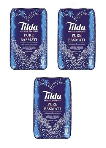 Pamai Pai® Dreierpack: 3 x 500g Basmatireis Tilda Reis Basmati Rice Indien Himalaya India von Pamai Pai