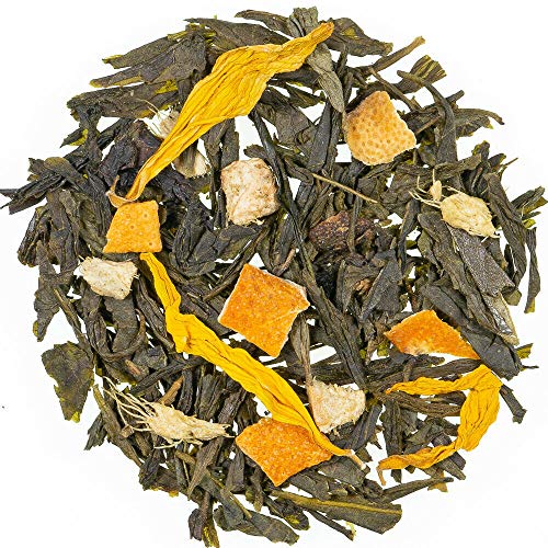 Pamai Pai® Grüner Tee Ingwer Zitrone 100g Green Tea Ginger Grüntee China von Pamai Pai