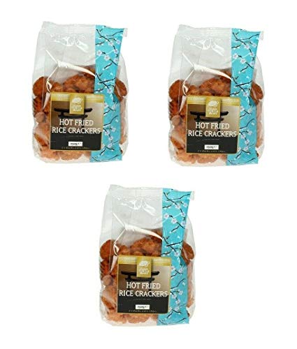 Pamai Pai® Reiscracker mit Chili Gewürz Dreierpack: 3 x 150g Reis Snack Kekse Knabbergebäck von Pamai Pai