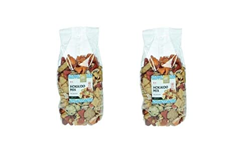 Reis Cracker Hokaido Mix Pamai Pai® Doppelpack: 2 x 350g Reiscracker Snack Kekse Knabbergebäck von Pamai Pai
