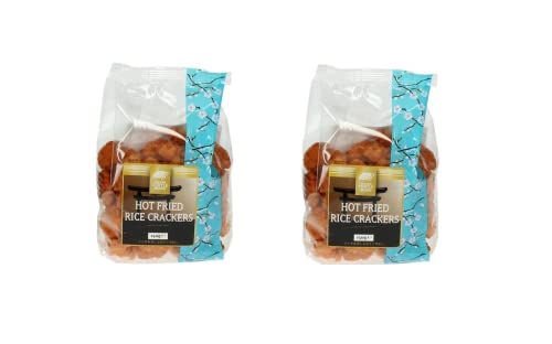 Scharfe Rice Cracker Pamai Pai® Doppelpack: 2 x 150g Reis Snack Knabbergebäck Hot Fried Ricecräcker von Pamai Pai