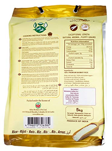 Do Ghazal- 5 Kg Basmati Reis Extra Langkorn Reis Permium Quality, Sella von Pamir