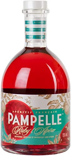 Pampelle Ruby l'Apero Aperitif Bitterlikör Frankreich I Visando Paket (1 x 0,7l) von Pampelle