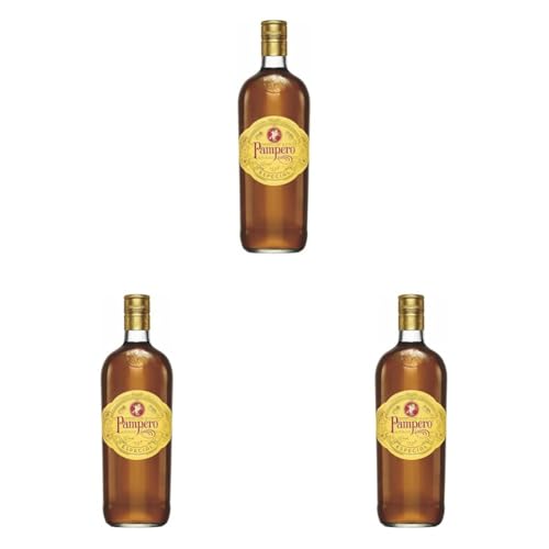 Pampero Añejo Especial | Premium- Rum | Aromatischer Klassiker | handgefertigt aus Venezuela | 40% vol | 1000ml Einzelflasche | (Packung mit 3) von Pampero