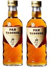 2 Flaschen Pan Tadeusz Przepalany a 0,5l 40% vol. von Pan Tadeusz