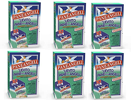 6x Paneangeli lievito vanigliato Sauerteig Vanille hefe aus italien 10 Beutel von Pan degli angeli