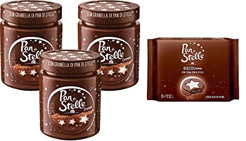 3x Pan di stelle Crema Spalmabile Haselnuss Streichfähige Sahne 330 g + Pan di stelle Biscocrema 168g 3x Pan di stelle Crema Spalmabile Haselnuss Streichfähige Sahne 330 g + Pan di stelle Biscocrema 168g von Pan di Stelle