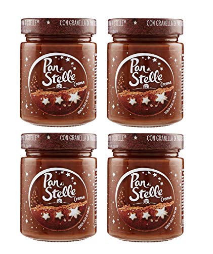 Pan di Stelle Crema Spalmabile Haselnuss Streichfähige Sahne [ 4 x 480gr ] von Pan di Stelle