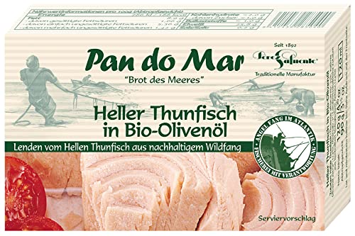 Heller Thunfisch, in Bio Olivenöl 12 x 120 gr Heller Thunfisch, in Bio Olivenöl 12 x 120 gr von Pan do Mar