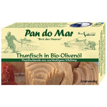 Pan Do Mar Bio Heller Thunfisch in Olivenöl, 120 g von Pan do Mar