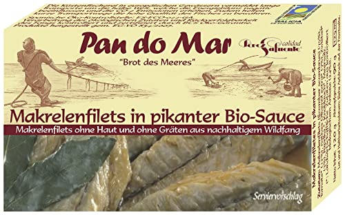 Pan do Mar Bio Makrelenfilets in pikanter Sauce (2 x 120 gr) von Pan do Mar