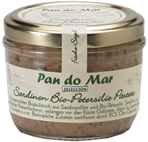 Pan do Mar Sardinen Bio-Petersilie Pastete (6 x 125 gr) von Pan do Mar