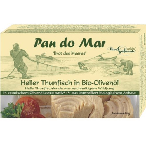 Pan do Mar Heller Thunfisch, in Bio Olivenöl (1 x 120 gr) von Pan do Mar