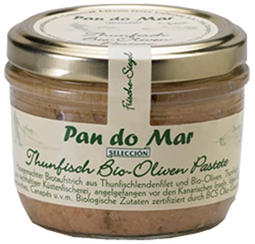 Pan do Mar Thunfisch Bio-Oliven-Pastete (1 x 125 gr) von Pan do Mar