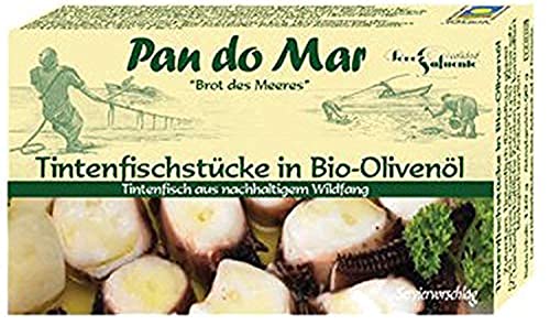 Pan do Mar Tintenfischstücke in Bio Ölivenöl (1 x 120 g) von Pan do Mar