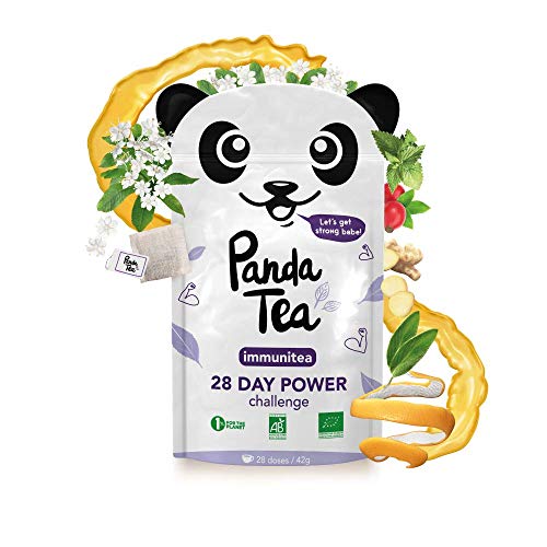 Panda Tea Immunitea Detox Bio Duft Minze Ingwer - 28 Baumwollbeutel handgenäht - Grüner Tee Panda Tea Immunitea Detox Bio Duft Minze Ingwer - 28 Baumwollbeutel handgenäht - Grüner Tee von Panda Tea