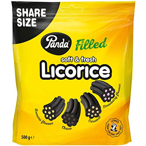 Panda - Filled Licorice gefülltes Lakritz - 500g Panda - Filled Licorice gefülltes Lakritz - 500g von Panda