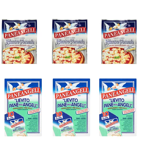 3x Paneangeli Lievito Scheibe Degli Angeli Hefe - 10 Stuck + 3x PaneAngeli Hefe MastroFornaio, 3 x 7g 3x Paneangeli Lievito Scheibe Degli Angeli Hefe - 10 Stuck + 3x PaneAngeli Hefe MastroFornaio, 3 x 7g von Paneangeli