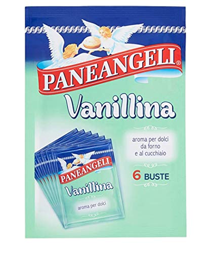 3x Paneangeli Vanillina Aroma per dolci Vanillin Aroma für Süßigkeiten ( 6 x 0,5g ) Aroma für Kuchen Backaromen von Paneangeli