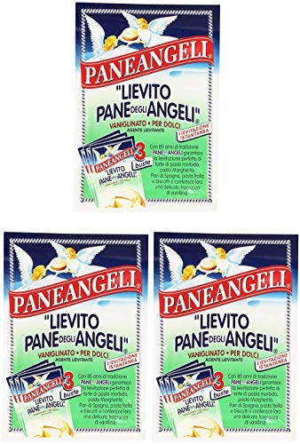 3x Paneangeli lievito vanigliato 48g Sauerteig Vanille hefe (3 Beutel 16g) von Paneangeli