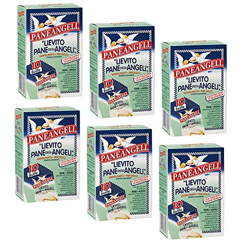 60 Paneangeli Lievito Vanigliato Sauerteig Vanille hefe aus italien (6 x 10 Beutel) von Paneangeli