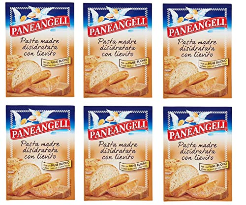 6x Paneangeli Pasta madre Mutter Pasta mit Hefe dehydriert für Brot bread 30g von Paneangeli